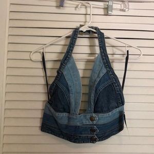 Cabana denim top